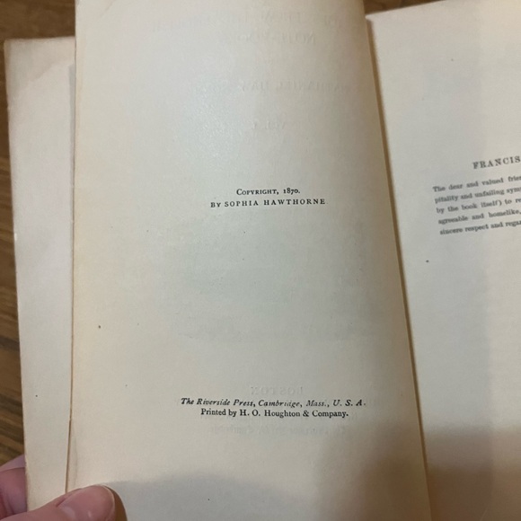 1870 Antique Book "Passages from the English Note-Books of Nathaniel Hawthorne" - Picture 10 of 15